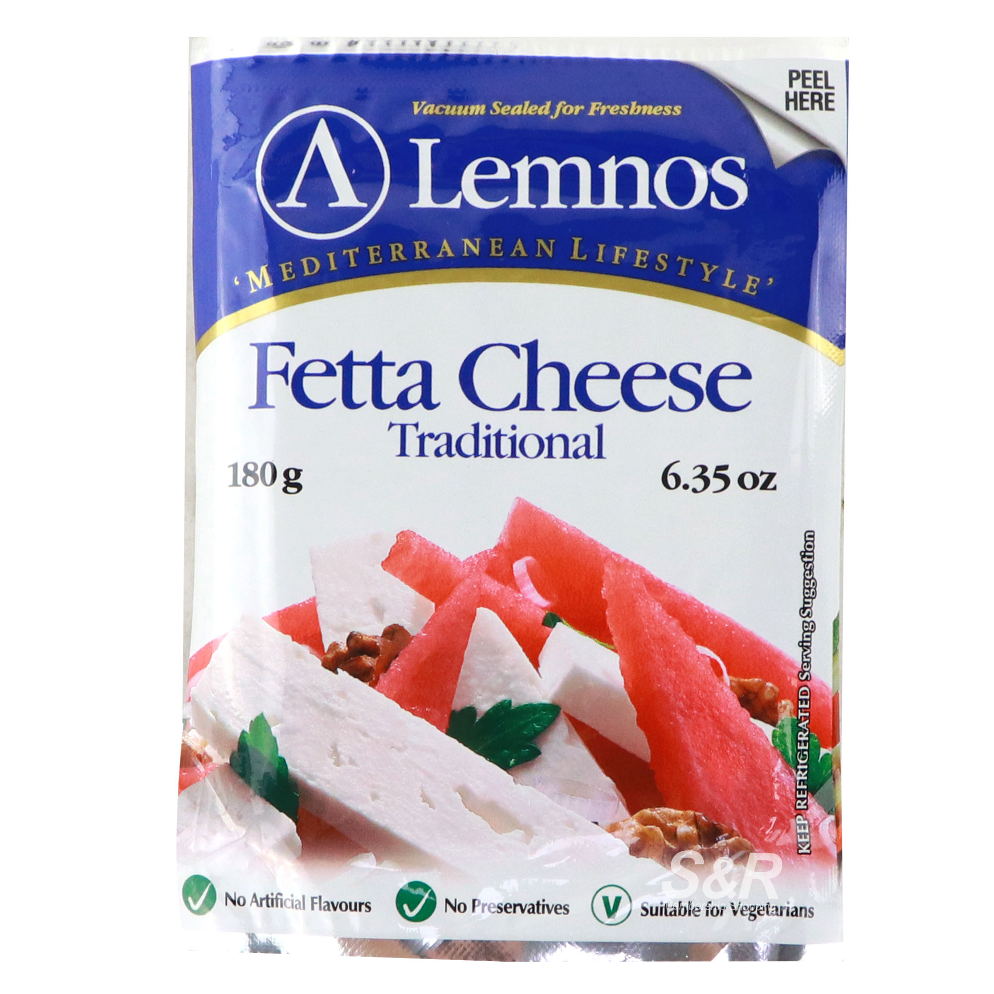 Lemnos Traditional Feta Cheese 180g